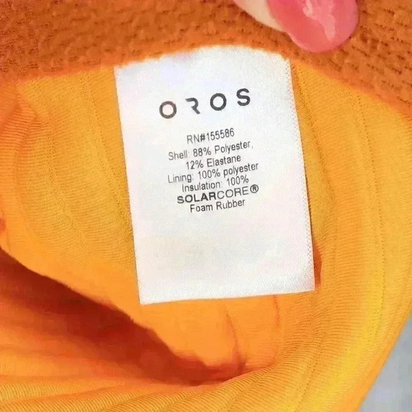 Oros Explorer SOLARCORE Insulation XS Pullover ski/snow Layer orange/grey\ Women - Picture 13 of 16
